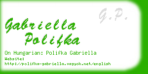 gabriella polifka business card